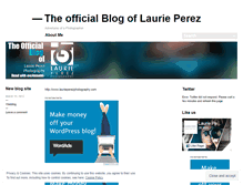 Tablet Screenshot of laurieperezphotography.wordpress.com