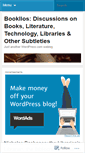 Mobile Screenshot of booklios.wordpress.com