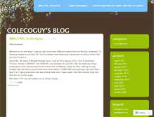 Tablet Screenshot of colecoguy.wordpress.com