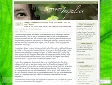 Tablet Screenshot of nervousimpulses.wordpress.com