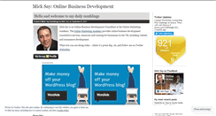 Desktop Screenshot of micksay.wordpress.com