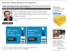Tablet Screenshot of micksay.wordpress.com