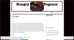 Desktop Screenshot of hungryhungryveganos.wordpress.com