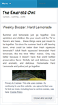Mobile Screenshot of emeraldowl.wordpress.com