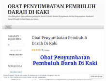 Tablet Screenshot of obatpenyumbatanpembuluhdarahdikaki.wordpress.com