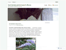 Tablet Screenshot of leftmyheartinparis.wordpress.com