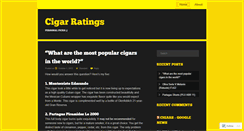 Desktop Screenshot of cigarratingsinfo.wordpress.com