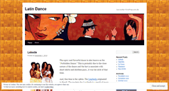 Desktop Screenshot of latindancehistory.wordpress.com
