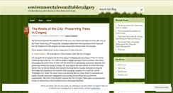 Desktop Screenshot of environmentalroundtablecalgary.wordpress.com