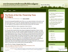 Tablet Screenshot of environmentalroundtablecalgary.wordpress.com