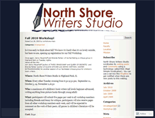 Tablet Screenshot of northshorewriters.wordpress.com