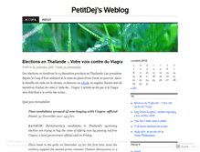 Tablet Screenshot of petitdej.wordpress.com