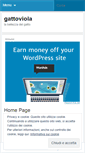 Mobile Screenshot of gattoviola.wordpress.com