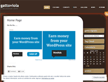Tablet Screenshot of gattoviola.wordpress.com