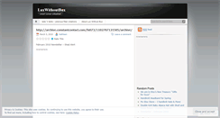 Desktop Screenshot of luxwithoutbux.wordpress.com