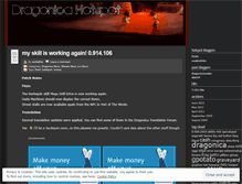 Tablet Screenshot of dragonicahotspot.wordpress.com