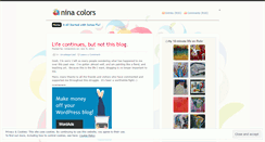 Desktop Screenshot of ninacolors.wordpress.com