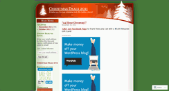 Desktop Screenshot of christmasdeals2011.wordpress.com