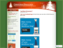 Tablet Screenshot of christmasdeals2011.wordpress.com