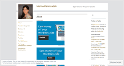 Desktop Screenshot of mehria.wordpress.com