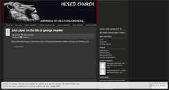 Desktop Screenshot of hesedchurch.wordpress.com