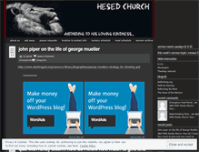 Tablet Screenshot of hesedchurch.wordpress.com