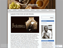 Tablet Screenshot of otlogetswe.wordpress.com