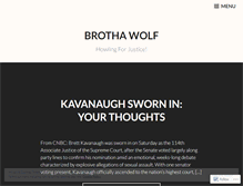 Tablet Screenshot of brothawolf.wordpress.com