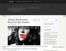 Tablet Screenshot of musikmusikmusik.wordpress.com