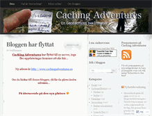 Tablet Screenshot of cachingadventures.wordpress.com