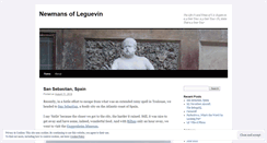 Desktop Screenshot of newmansofleguevin.wordpress.com