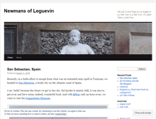 Tablet Screenshot of newmansofleguevin.wordpress.com