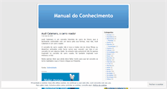 Desktop Screenshot of manualdoconhecimento.wordpress.com