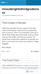 Mobile Screenshot of missalbrightsthirdgradeclass.wordpress.com
