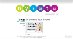 Desktop Screenshot of nysata.wordpress.com