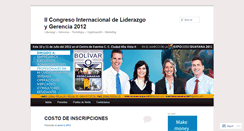 Desktop Screenshot of congresointernacional2012.wordpress.com