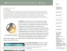 Tablet Screenshot of multicentricinstitute.wordpress.com