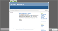 Desktop Screenshot of blogseowordpress.wordpress.com