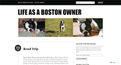 Desktop Screenshot of bostonterrierdogs.wordpress.com