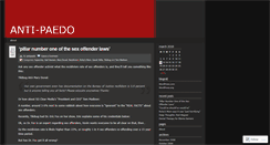 Desktop Screenshot of antipaedo.wordpress.com