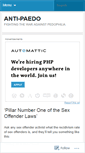 Mobile Screenshot of antipaedo.wordpress.com