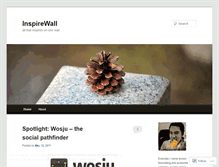 Tablet Screenshot of inspirewall.wordpress.com