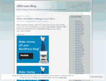 Tablet Screenshot of janiceblackmonevents.wordpress.com