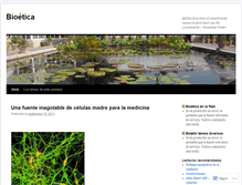 Tablet Screenshot of bioetica217.wordpress.com