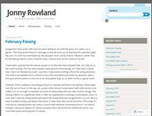 Tablet Screenshot of jonnyrowland.wordpress.com