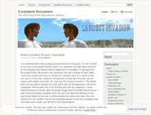 Tablet Screenshot of landbot.wordpress.com