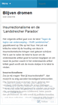 Mobile Screenshot of blijvendromen.wordpress.com