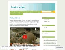 Tablet Screenshot of foodsforeatinghealthy.wordpress.com