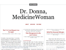 Tablet Screenshot of drdonnadouglas.wordpress.com