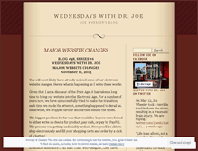 Tablet Screenshot of joewheeler.wordpress.com